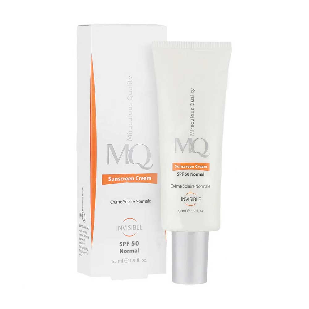 کرم ضد آفتاب بی رنگ ام کیو با SPF50