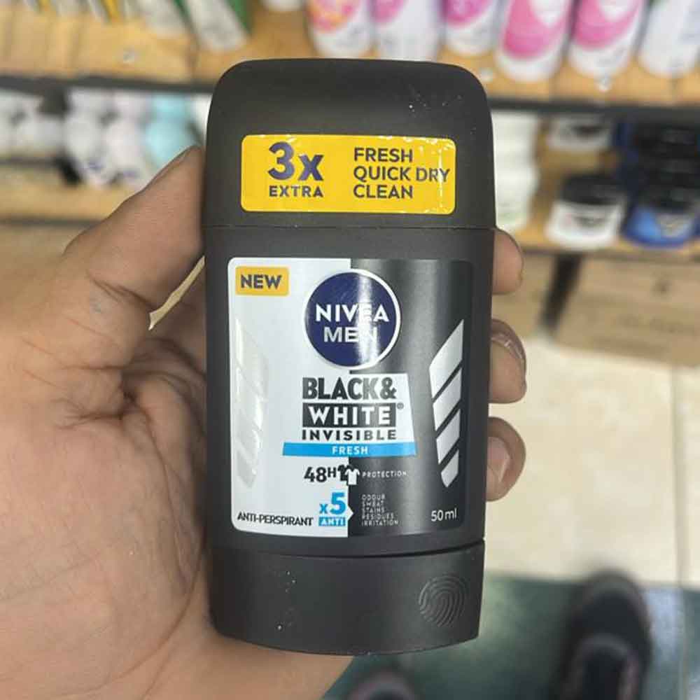 مام صابونی مردانه نیوا مدل Black & White Invisible Fresh