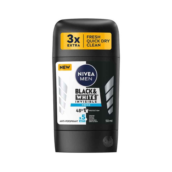 مام صابونی مردانه نیوا مدل Black & White Invisible Fresh