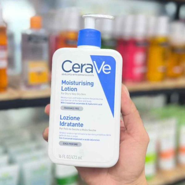 لوسیون کرم مرطوب کننده صورت و بدن سراوی Cerave حجم 473 میل