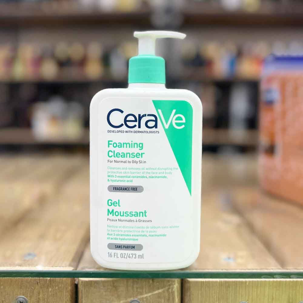 ژل شستشوی فومینگ سراوی CeraVe پوست نرمال تا چرب 473 میل
