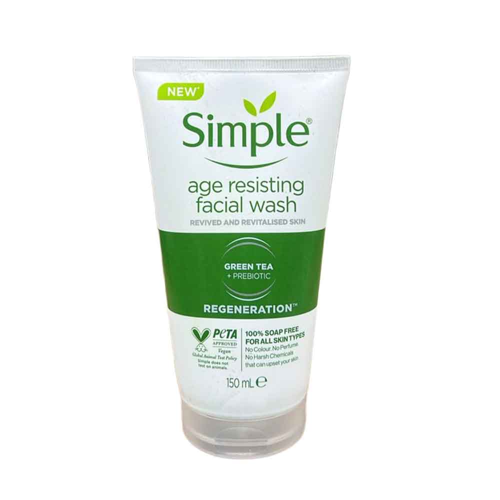 شوینده صورت سیمپل مدل ضد پیری age resisting facial wash